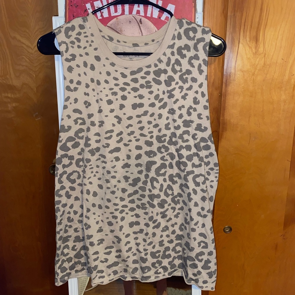 zoe + liv cheetah tank